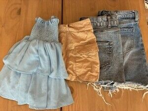 Teen/Junior Girls Clothing Lot Set Of 4 Skirts Various Brands. BP,Wild Fable Etc